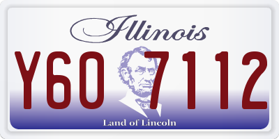 IL license plate Y607112
