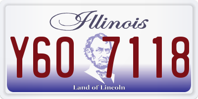 IL license plate Y607118