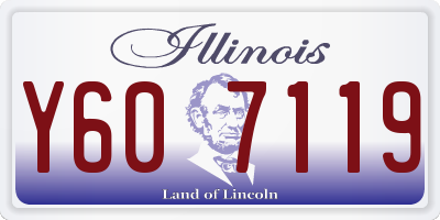 IL license plate Y607119