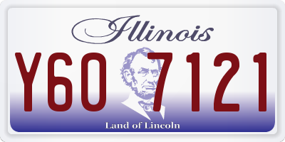IL license plate Y607121
