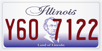 IL license plate Y607122