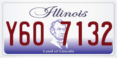 IL license plate Y607132