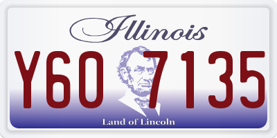 IL license plate Y607135