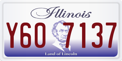 IL license plate Y607137