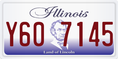 IL license plate Y607145