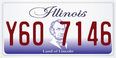 IL license plate Y607146