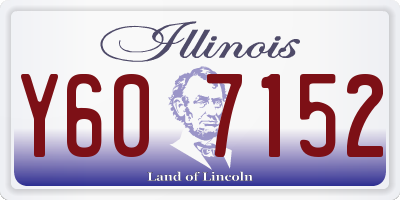 IL license plate Y607152