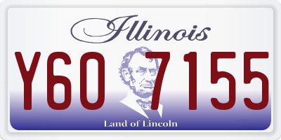 IL license plate Y607155