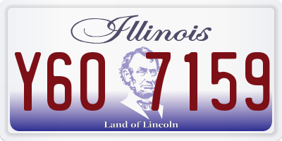 IL license plate Y607159