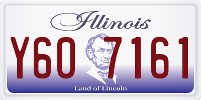 IL license plate Y607161
