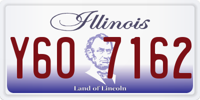 IL license plate Y607162