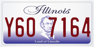IL license plate Y607164