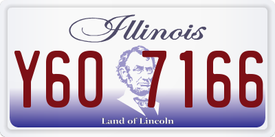 IL license plate Y607166