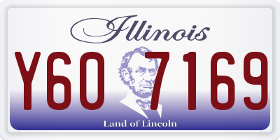IL license plate Y607169