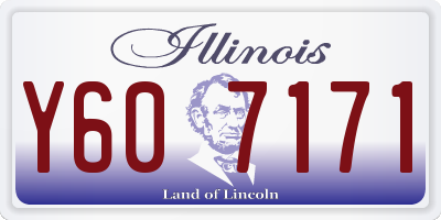 IL license plate Y607171