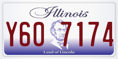 IL license plate Y607174