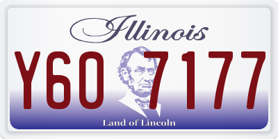 IL license plate Y607177