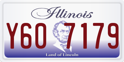 IL license plate Y607179