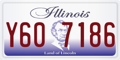IL license plate Y607186