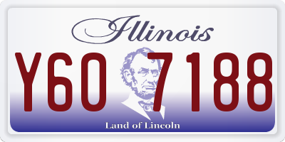 IL license plate Y607188