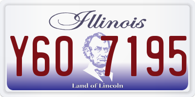 IL license plate Y607195