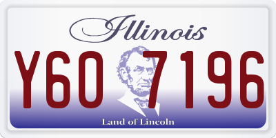 IL license plate Y607196