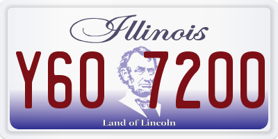 IL license plate Y607200