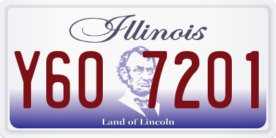 IL license plate Y607201