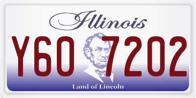 IL license plate Y607202