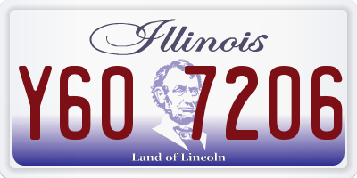IL license plate Y607206