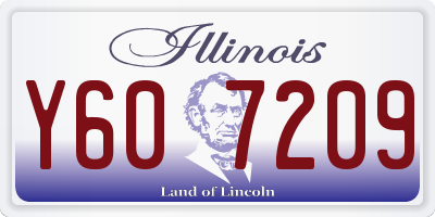 IL license plate Y607209
