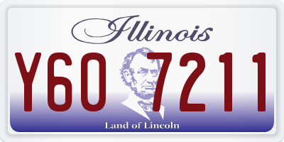 IL license plate Y607211