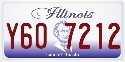 IL license plate Y607212