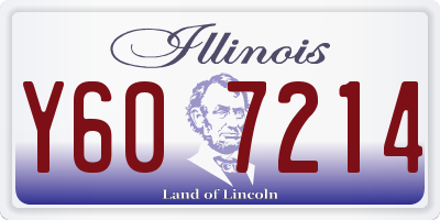 IL license plate Y607214