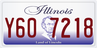 IL license plate Y607218