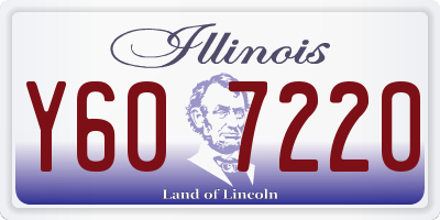 IL license plate Y607220