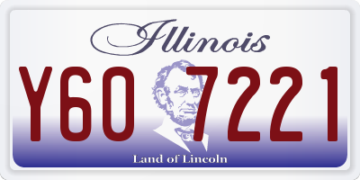 IL license plate Y607221
