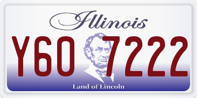 IL license plate Y607222