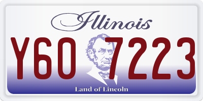 IL license plate Y607223