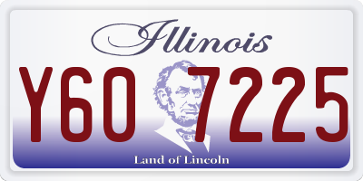 IL license plate Y607225