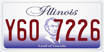 IL license plate Y607226