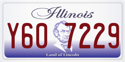 IL license plate Y607229