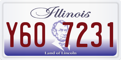 IL license plate Y607231