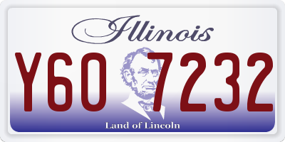 IL license plate Y607232