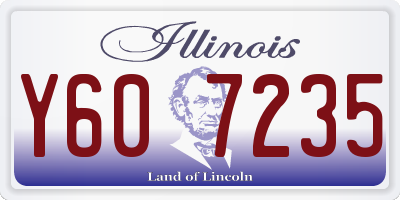 IL license plate Y607235