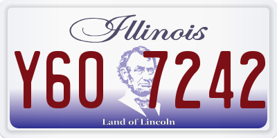 IL license plate Y607242