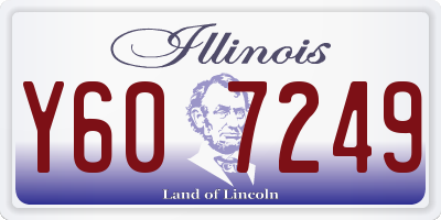 IL license plate Y607249