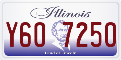 IL license plate Y607250