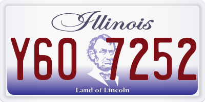 IL license plate Y607252