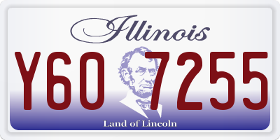 IL license plate Y607255